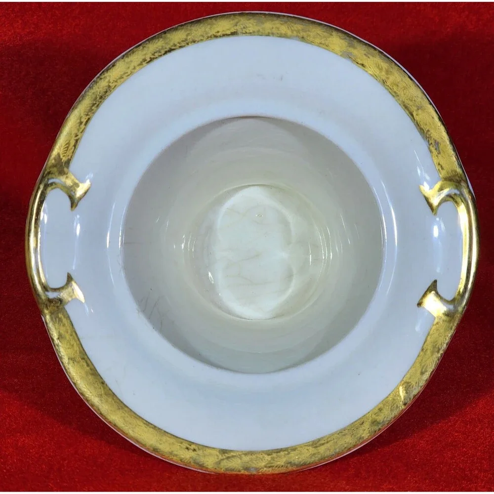 West End Pottery Co. ~ East Liverpool Ohio ~ 22 Caret Gold